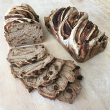 Cinnamon Raisin Sourdough "Babka" Loaf