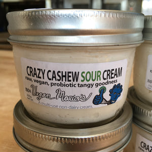 CraZy Cashew Sour Cream - Probiotics and Cashews (2 JARS)