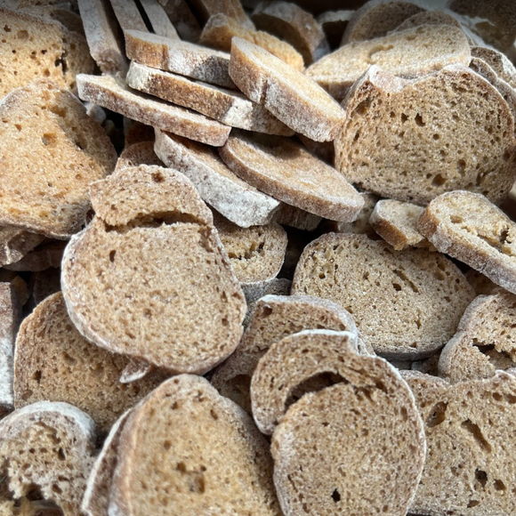 Sourdough Quinoa Baguette Chips