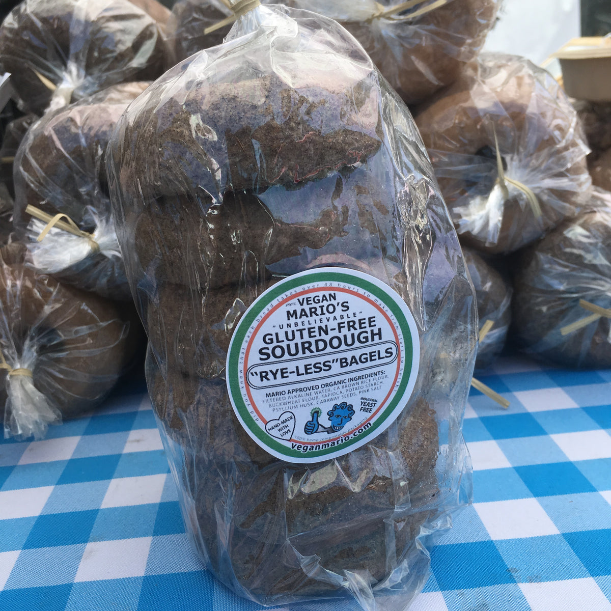 Rye-less Buckwheat Bagels (6 Pack) – 100% Vegan Mario's