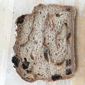 Cinnamon Raisin Sourdough "Swirl" Loaf